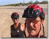 On the road west to the Emirates Border - Hot and dry and Ramadam time